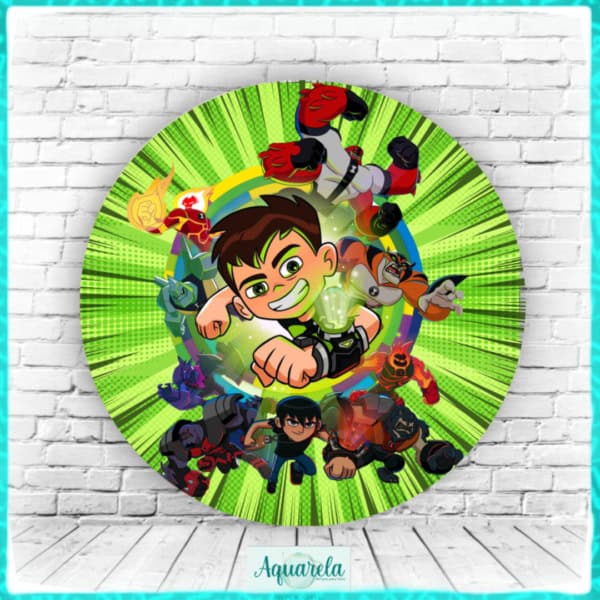 Painel Ben 10 120 cm diametro