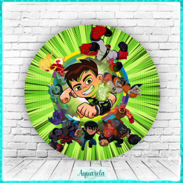 Painel Ben 10 150 cm diametro