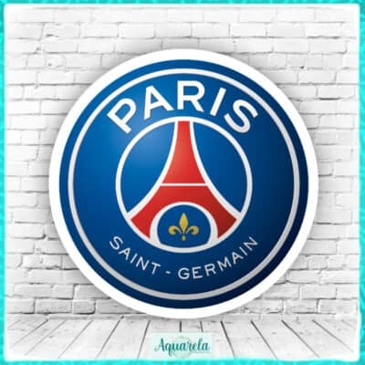 Painel Futebol Paris Saint Germain PSG 120 cm diametro