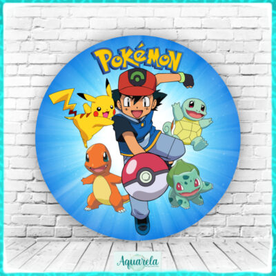 Painel Pokemon 120 cm diametro