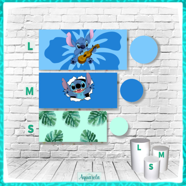 Trio Capa para Cilindros Lilo e Stitch