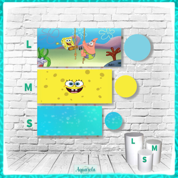 Trio Capa para Cilindros Bob Esponja