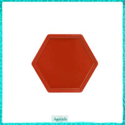 Bandeja Para Doces Sextavada Pequena Promoção - Terracota