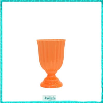 Vaso de Decoração Pequeno Promoção - Laranja Neon
