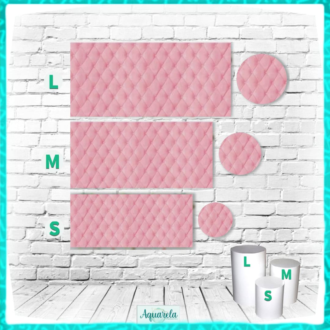 Trio Capa para Cilindros Realeza Rosa Menina Capitone