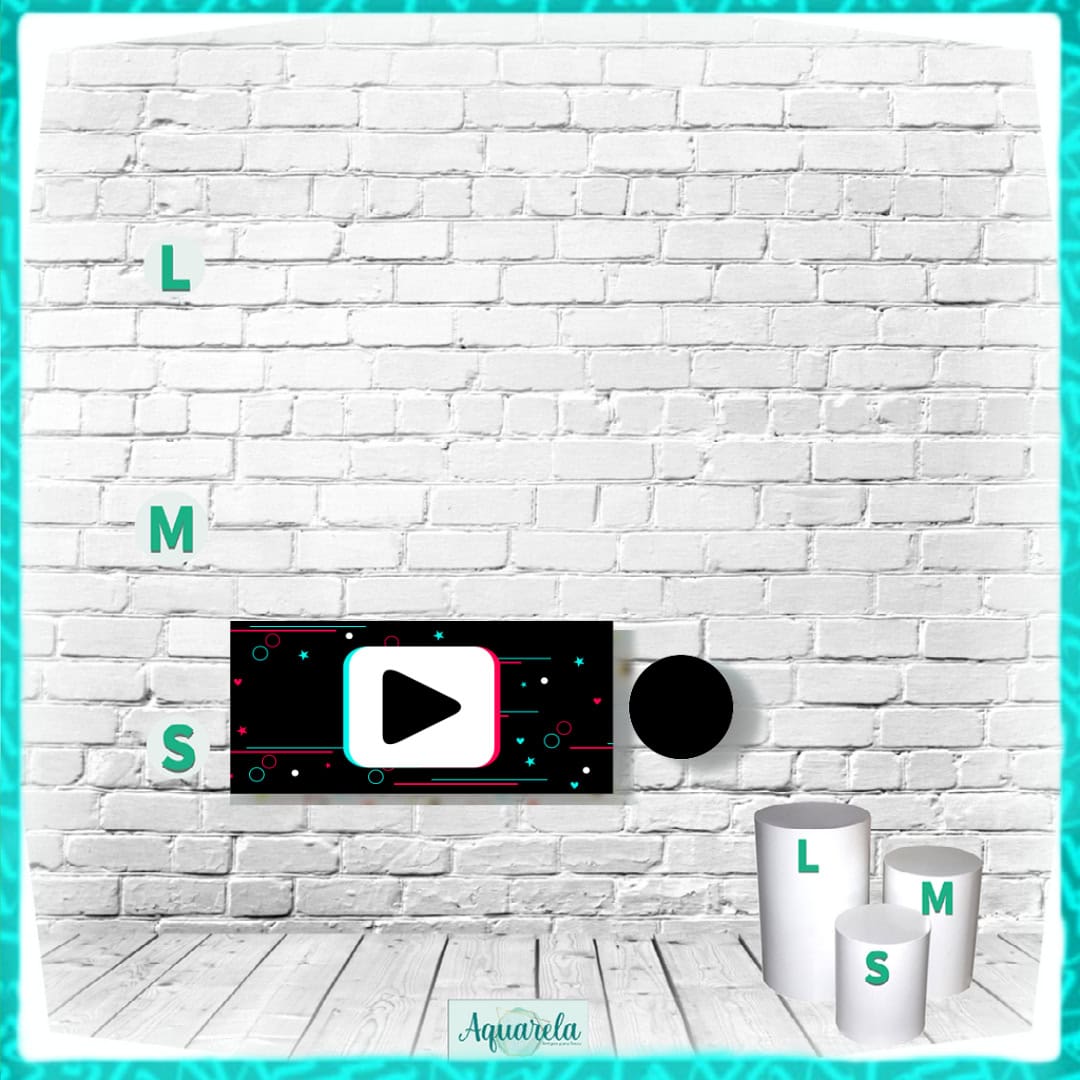 Capa Cilindro Pequena - Tik Tok