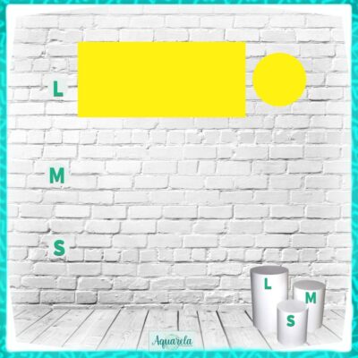 Capa Cilindro Grande Amarelo