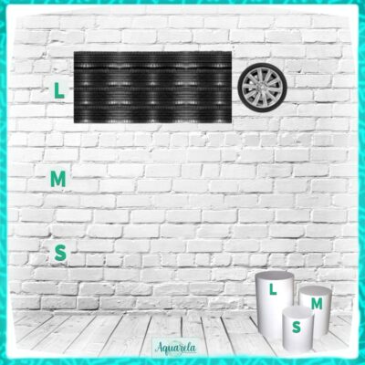 Capa Cilindro Grande Pneu Carros Rodas