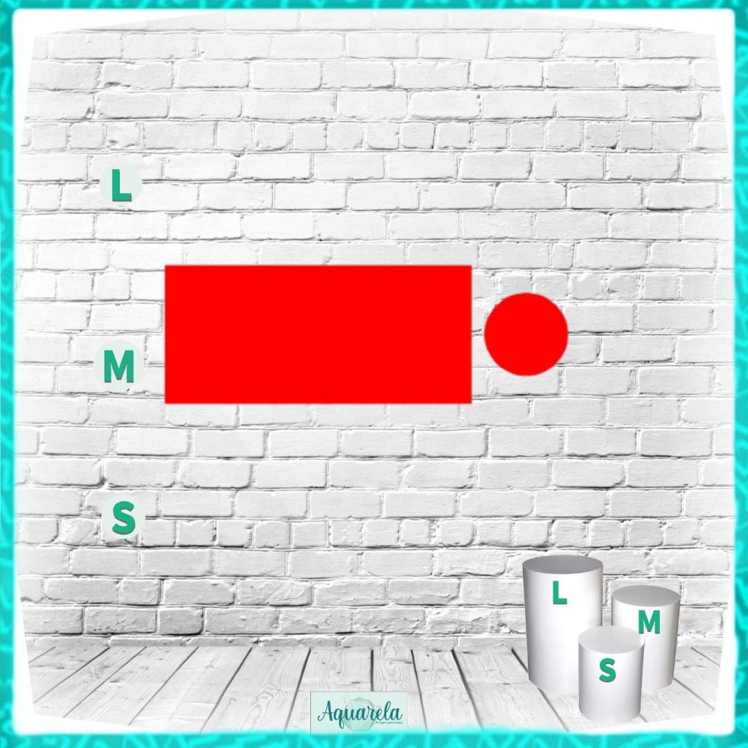 Capa Cilindro Média Vermelho