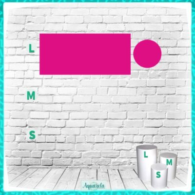 Capa Cilindro Grande Rosa Pink
