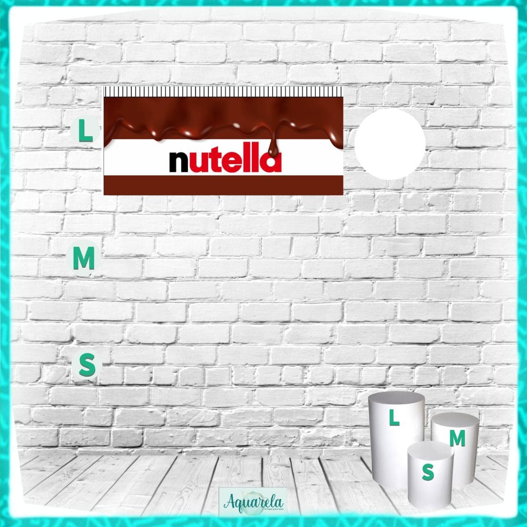 Capa Cilindro Grande Nutella Lucas Neto
