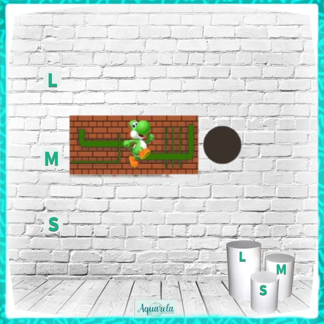 Capa Cilindro Média Super Mario