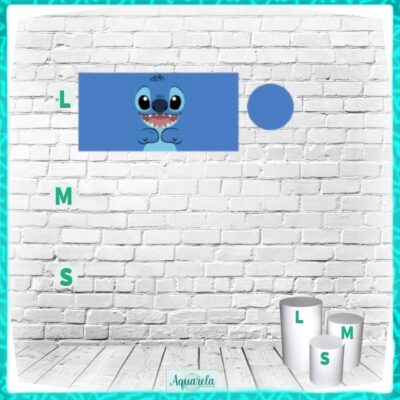 Capa Cilindro Grande Lilo e Stitch