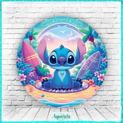 Painel Stitch 150 cm diametro