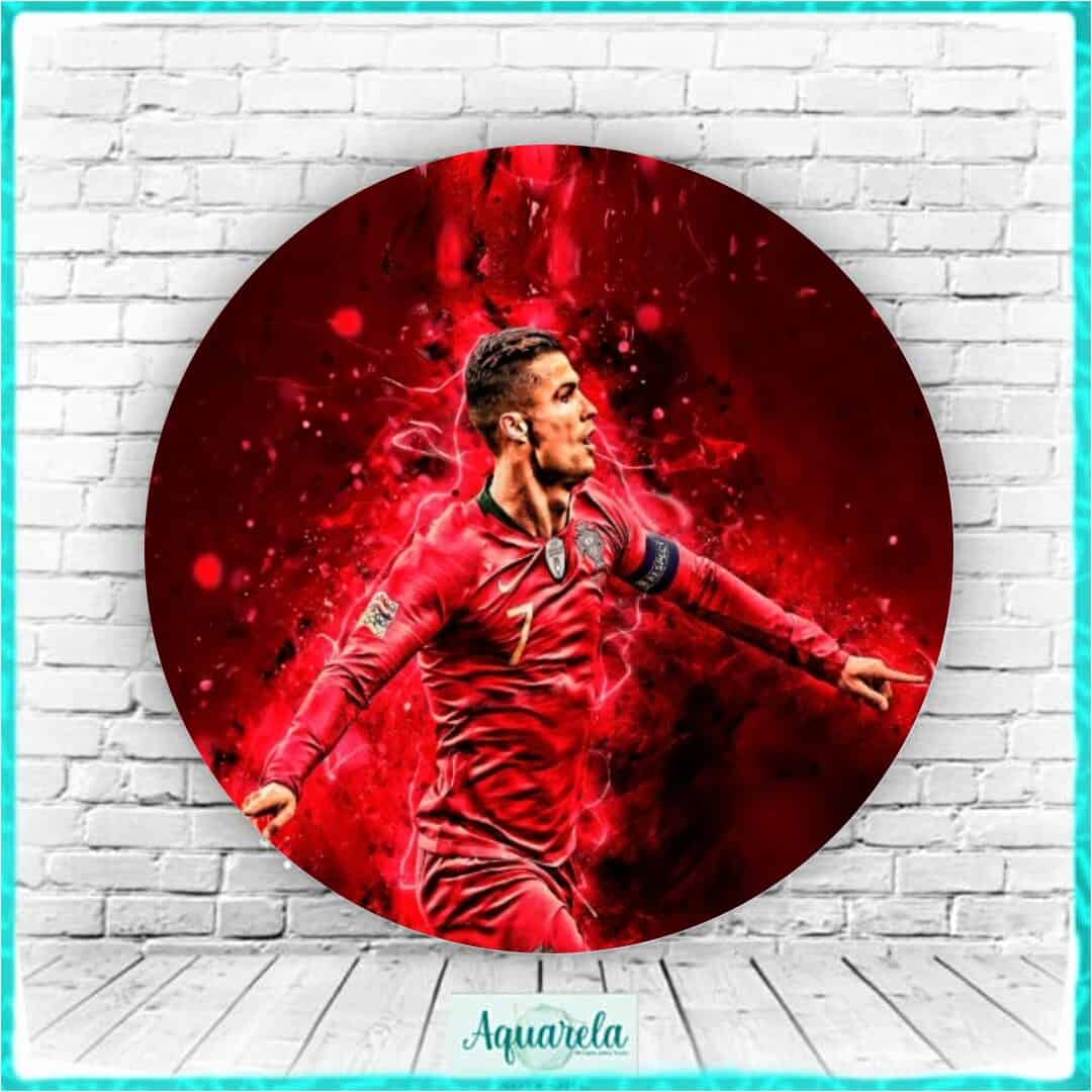 Painel Futebol Seleção 120 cm diametro