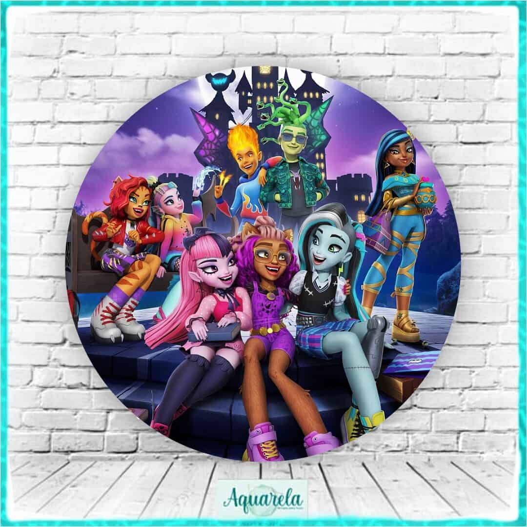 Painel Monster High 150 cm diametro