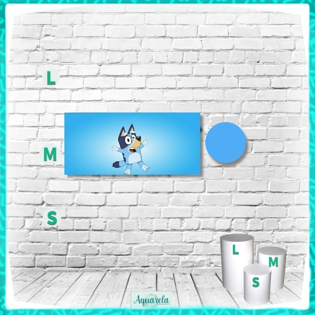 Capa Cilindro Média Bluey