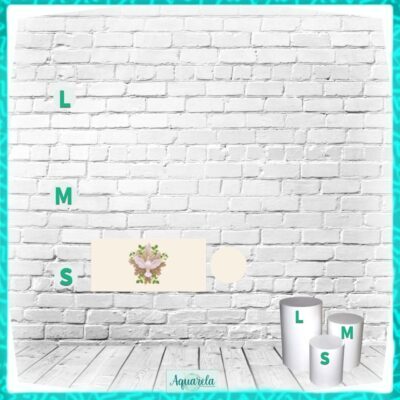 Capa Cilindro Pequena Batizado Profissão de Fe