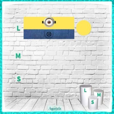 Capa Cilindro Grande Minions