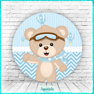 Ursinho baloeiro azul menino