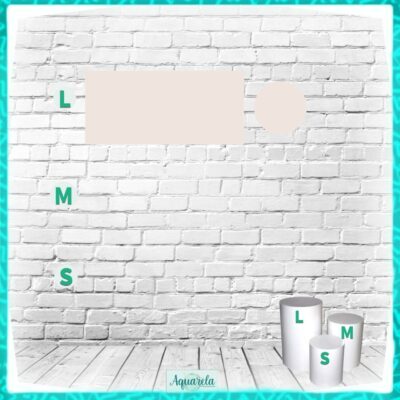 Capa Cilindro Grande Cor Gelo