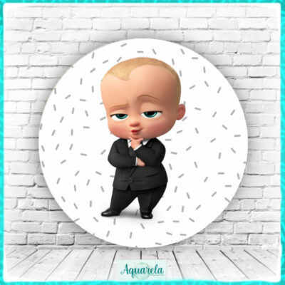 baby boss menino fundo branco