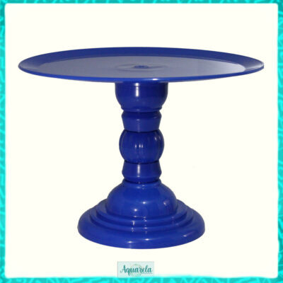boleira cake stand grande azul royal