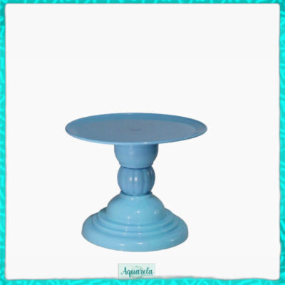 boleira cake stand pequena azul claro