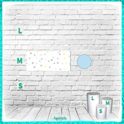 bolinhas cores pasteis