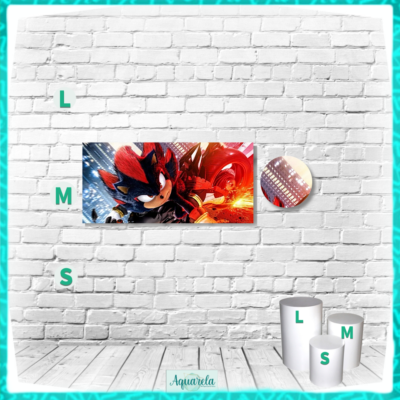 cilindros medio sonic vermelho