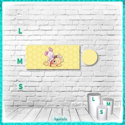 cilindros medio ursinho pooh