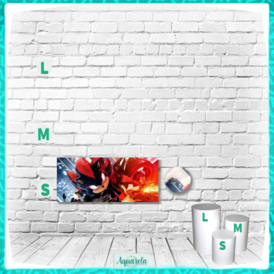 cilindros pequeno sonic vermelho