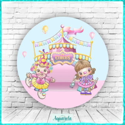 circo rosa palhacinha