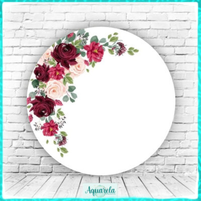floral vermelho