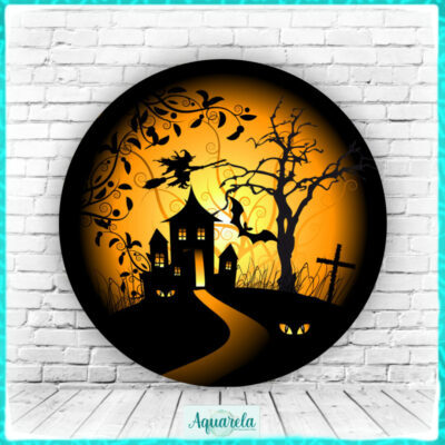 halloween amarelo preto