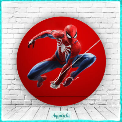 homem aranha fundo vermelho