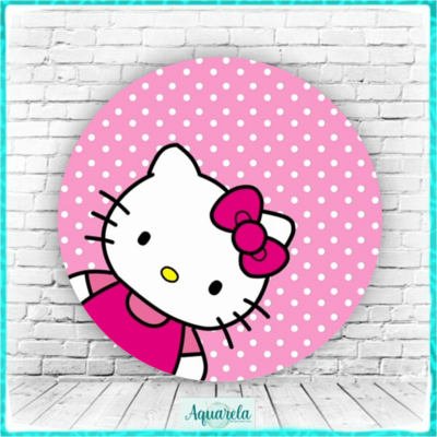 painel hello kitty rosa 200cm