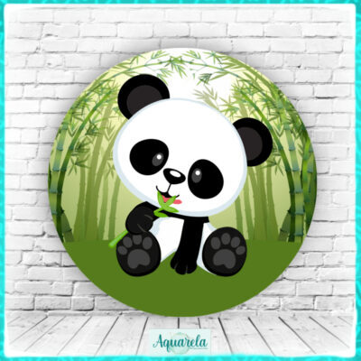 panda verde bambu