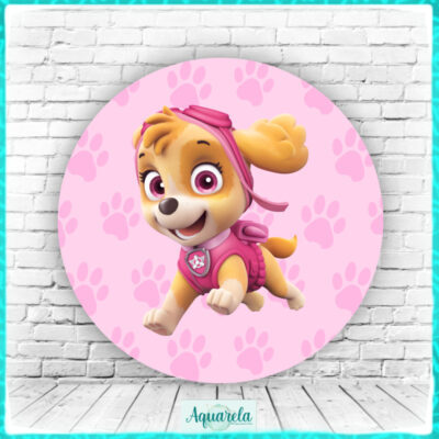 patrulha pata skye rosa