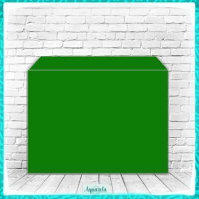 saia de mesa verde bandeira