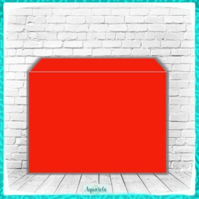 saia de mesa vermelha