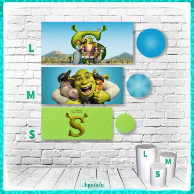 trio cilindros Shrek turma