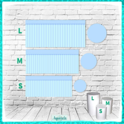 trio cilindros boho azul candy