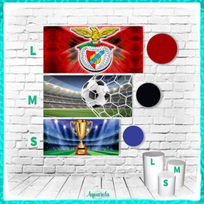 trio cilindros futebol benfica bola taca