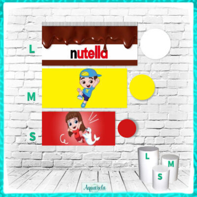 trio cilindros luccas netto nutella