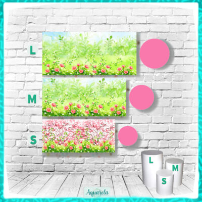 trio cilindros masha e o urso jardim