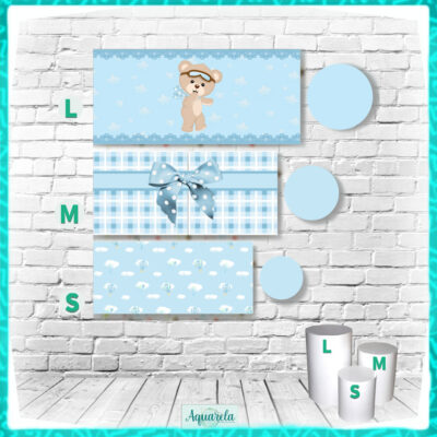 trio cilindros urso azul baloeiro