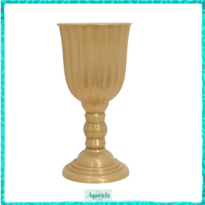 vaso grande dourado