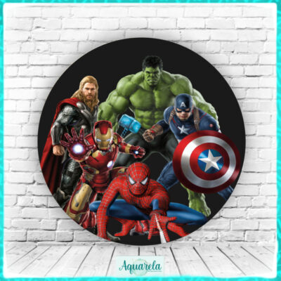 vingadores fundo preto